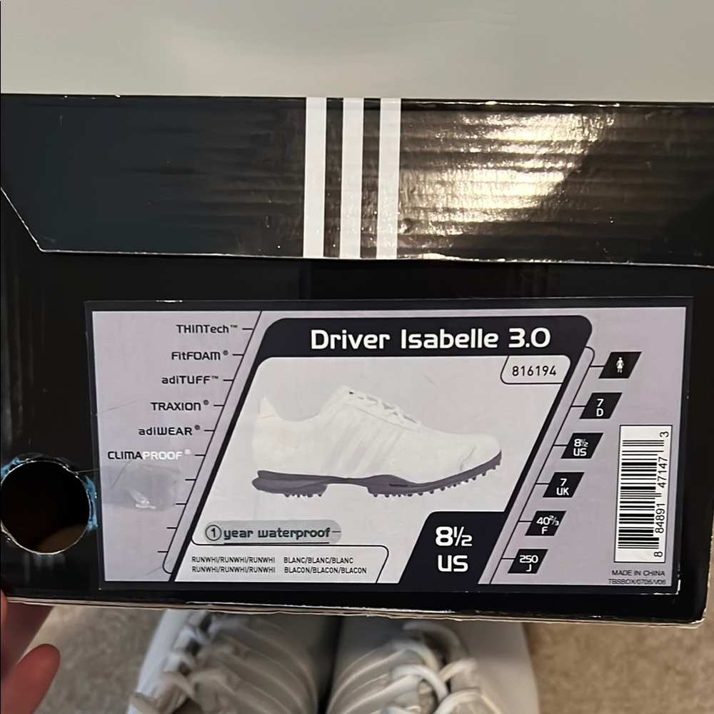 Adidas Driver Isabelle 3.0 Golf Shoes - Picture 6 of 6